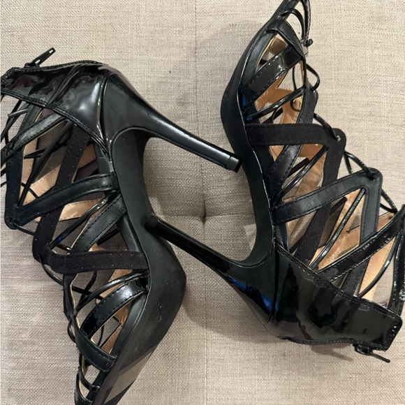 NEW “Prabal Gurung for Target” black women’s strapped heels size 8 (no box) - Picture 9 of 16